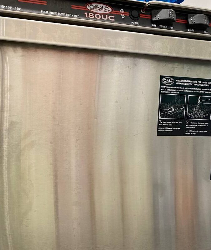 CMA dishmachine repair MD